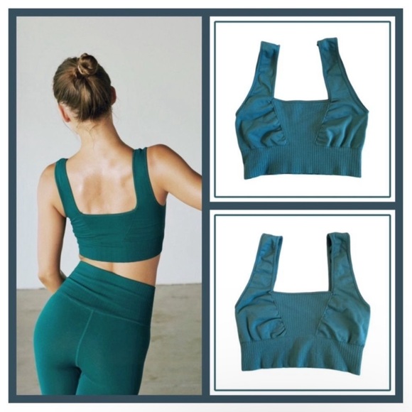 Free People Movement Good Karma Square Neck Bra - Picture 2 of 4